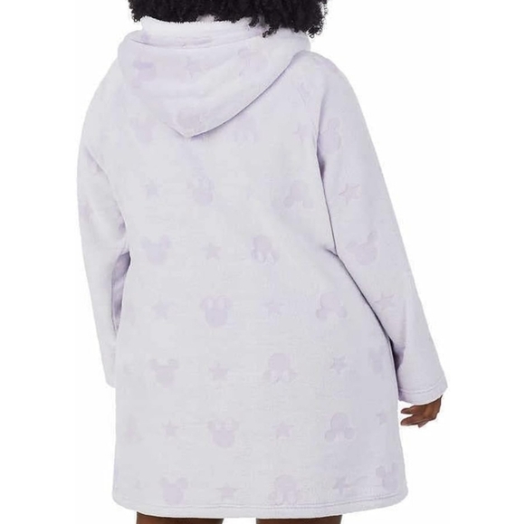Walt Disney Womens Minnie Mouse Fleece Lounge Hoodie XXL plus Size Oversized - Picture 5 of 5